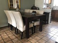 ShopX Leren eetkamerstoel just, crème leer, crème keukenstoelen
