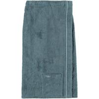 VOSSEN Saunakilt Damen Livina cadet blue - 751 80x140 cm Saunatücher blau Gr. 80 x 140