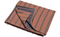 David Fussenegger plaid Deco 1995 orange/brown 130x200