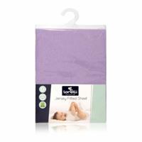 Yomonda Babybett Spannbetttuch Bettwäsche lila Gr. 120 x 60