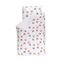 Bink Bedding Planes Dekbedovertrek Blauw 140 x 220 cm