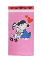 ONOMATO! Peanuts Snoopy Handtuch 70 x 140 rosa
