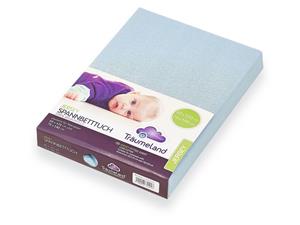 Träumeland Baby hoeslaken (Lichtblauw)