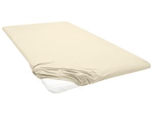 Biberna Jersey hoeslaken (90-100 x 200 cm, Champagne)