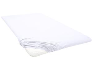Biberna Jersey hoeslaken (140-160 x 200 cm, Wit)