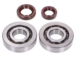 Krukaslager Set  SKF, FKM Premium C3 Metalen kooi voor Kymco, SYM verticaal