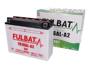 Fulbat Scooter accu  FB16AL-A2 DRY incl. Zuurpakket