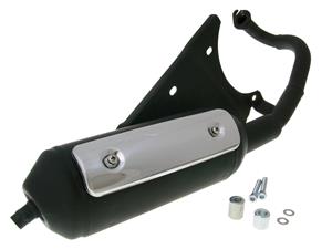 101 Octane Uitlaat voor Kymco Agility, Super 8/9, Vitality, Dink, Yager, YUP, SYM Jet, Mask horizontaal 2T AC