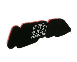 Naraku Luchtfilter element  Double Layer voor Piaggio 50 2T (98-)