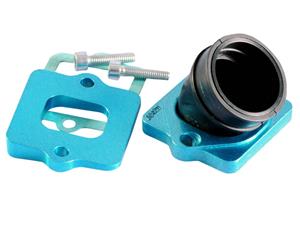 Polini Spruitstuk  360 30/35mm met Spacer voor Piaggio 50 2T met 24-30mm PWK, PHBH, VHST Carburateur