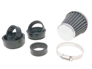 101 Octane Luchtfilter Powerfilter 35-48mm Chroom