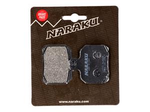 Naraku Remblokken  organisch voor Aprilia, Derbi, Peugeot, Gilera, MBK, Malaguti