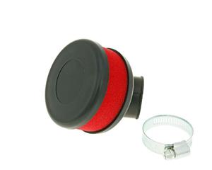 Vparts Luchtfilter Flat Foam rood 28-35mm haaks