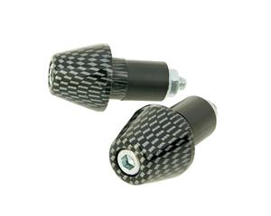 Stuuruiteinde Trillingsdemper Short 17,5mm - Carbon-Look