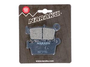Naraku Remblokken  organisch voor Kymco Curio, Fever ZXI, ZXII, KB50, Top Boy, Honda Lead, Shadow