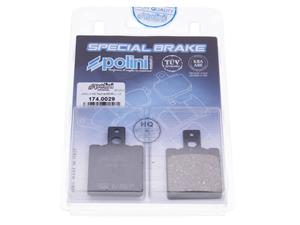 Polini Remblokken  organisch voor Aprilia RS 50, 125, RX 50, Beta Tempo, Quadra, Cagiva Mito 125