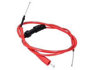 Doppler Gaskabel Compleet  PTFE rood voor Derbi Senda 00-, Gilera SMT, RCR -05