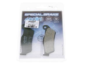 Polini Remblokken  organisch voor MBK Skyliner, Yamaha Majesty, Piaggio X9, Gilera Nexus, GP800, Suzuki UH Burgman 125, 150