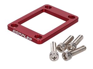 Doppler Inlaatspacer  5mm rood voor Minarelli AM, Derbi EBE, EBS, D50B
