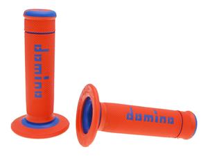 Domino Handvaten set  A190 Off-Road orange / blauw