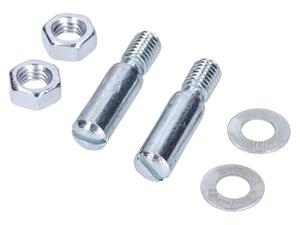 101 Octane BefestigungsBouten kort 6x25mm Koppelings-, Remhevel voor Simson S50, S51, S53, S70, S83, SR50, SR80, KR51/2