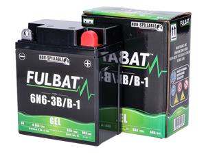 Scooter accu Fulbat 6N6-3B/B-1 GEL