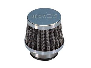 Polini Luchtfilter  Metal Air Filter klein 35mm recht Chroom