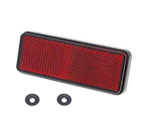 101 Octane Reflector achter rechtvierkant rood