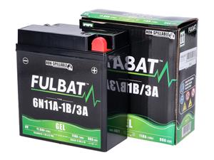 Fulbat Scooter accu  6N11A-1B/3A GEL