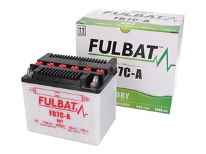 Fulbat Scooter accu  FB7C-A DRY incl. Zuurpakket