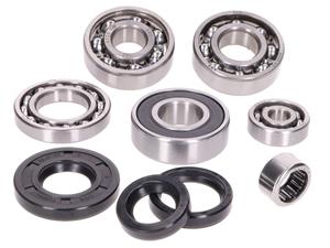 OEM Standard LagerSet Motor incl. Keerringen voor Vespa Lang frame 20mm 50, S, N, R, L, Special, Elestart, PK, 80, 90, 125