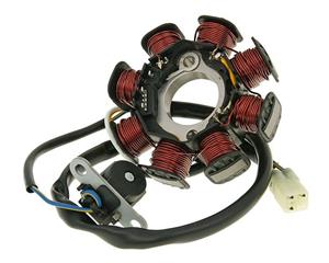 101 Octane Ontsteking Stator 4-polig voor Kymco Super9 LC, Agility 2T, Like 2T, Grand Dink, People, Yager 50