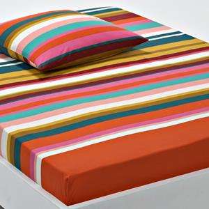 LA REDOUTE INTERIEURS Hoeslaken in katoen, Paraiso