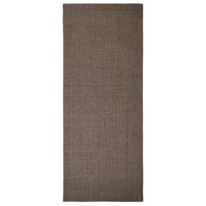 vidaXL Teppich Natur Sisal 80x200 cm Braun 