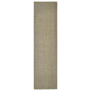 vidaXL Teppich Natur Sisal 80x300 cm Taupe 