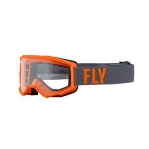 Focus Goggle Grey Orange Clear Lens