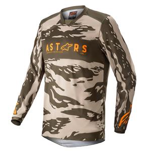 Racer Tactical Jersey Military Sand Camo Tangerine