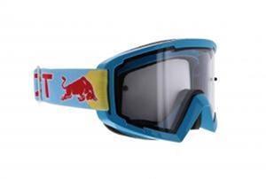 Spect Red Bull Whip Mx Goggles Singel Lens Black Blue Clear Maat