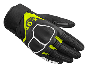 SPIDI X-GT, Motorhandschoenen zomer, Zwart-Fluo geel