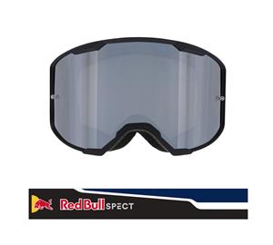 Red Bull Strive Mx Goggles Single Lens Matt Black Silver