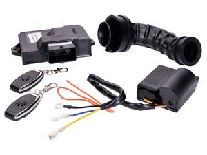 Diverse / Import Besturingseenheid   / ECU met Fernbedienung 25km/h naar 50km/h voor Vespa Primavera, Sprint, Piaggio ZIP 4T Euro 5