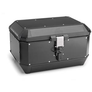 GIVI ALA56 Trekker Alaska Topkoffer, Topkoffers en zijkoffers voor de moto, Zwart Aluminium