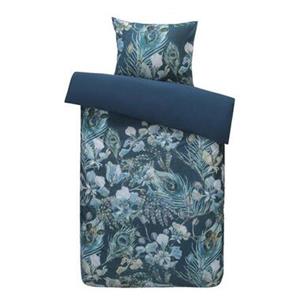 Royal dekbedovertrek Amari botanisch - blauw - 140x200/220 cm