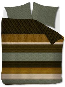 Beddinghouse Dekbedovertrek Lowie Olive Green-Lits-jumeaux (240 x 200/220 cm)