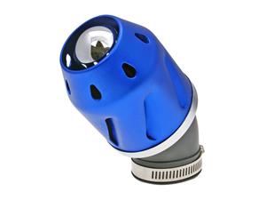101 Octane Luchtfilter Grenade blauw schuin 42mm Aansluiting