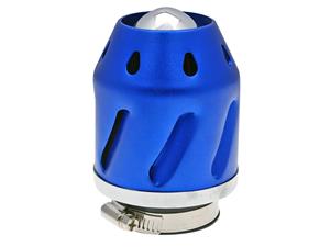 101 Octane Luchtfilter Grenade blauw recht 35/48mm Aansluiting (incl. Adapter)