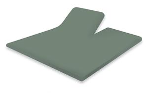 Elegance Splittopper Hoeslaken Perkal Katoen - grenat green