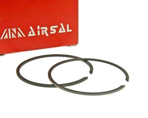 Airsal Zuigerveer Set  Racing 76,6cc 50mm voor Derbi Senda GPR, Gilera GSM SMT RCR Zulu EBE/EBS