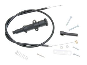 Polini Kabel choke   met Knop zwart 65cm - universeel