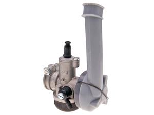 Arreche Carburateur  18mm met Choke knop voor Piaggio Vespino AL, ALX (28mm Aansluiting)